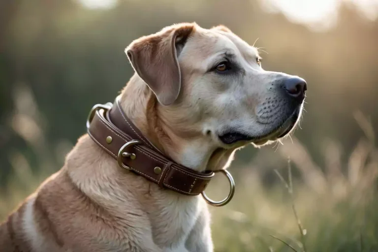 Leather Collar For Large Dog