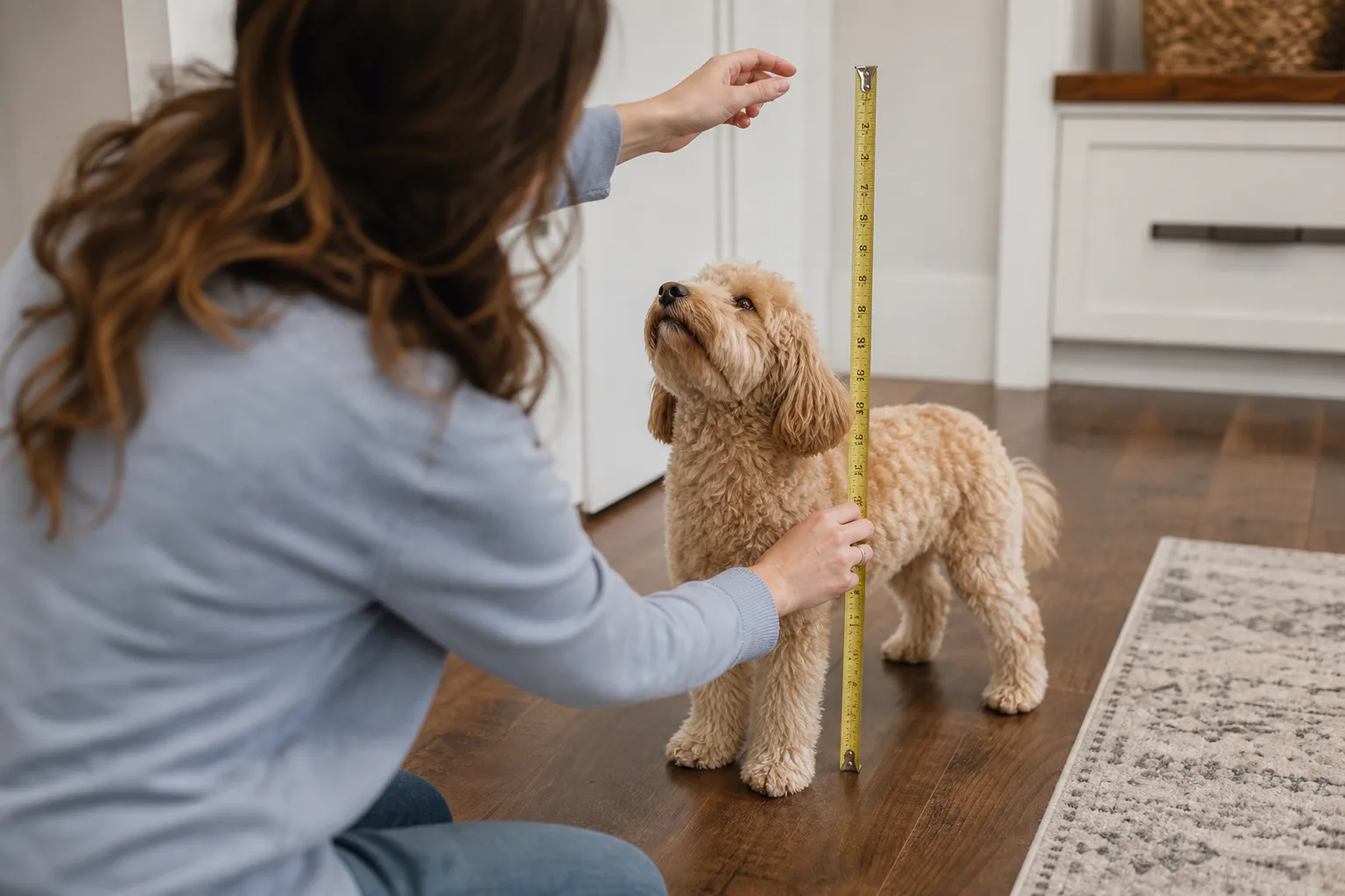 How big does a Mini Goldendoodle get?