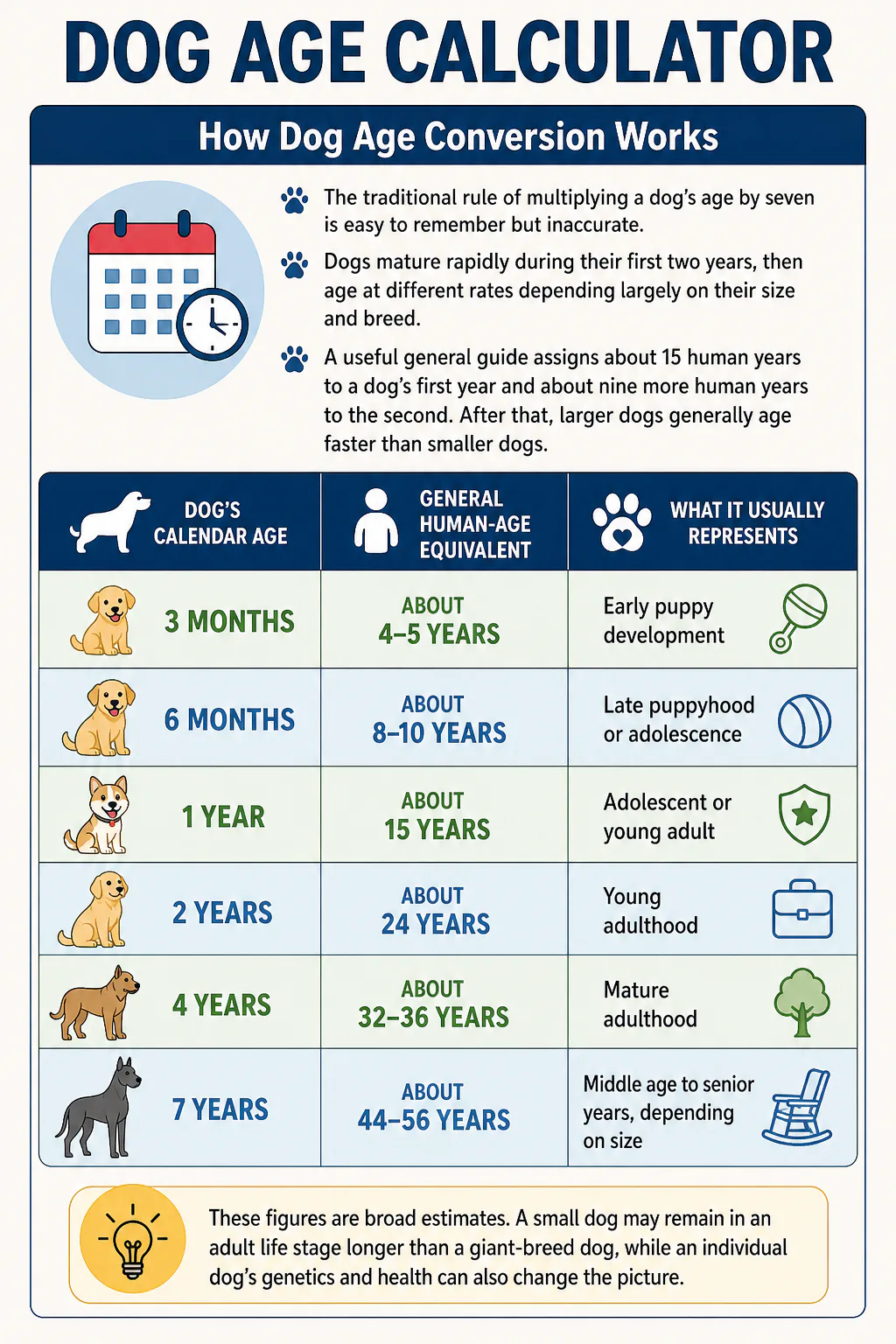 How Dog Age Conversion Works
