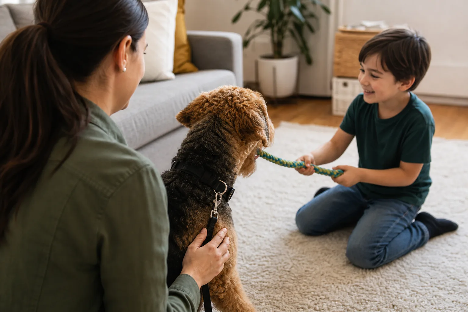 With children and pets