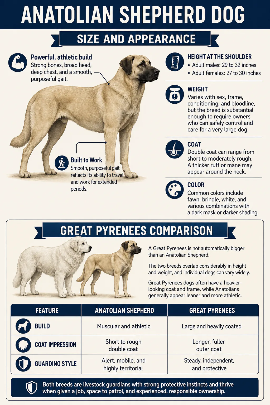 Great Pyrenees Comparison