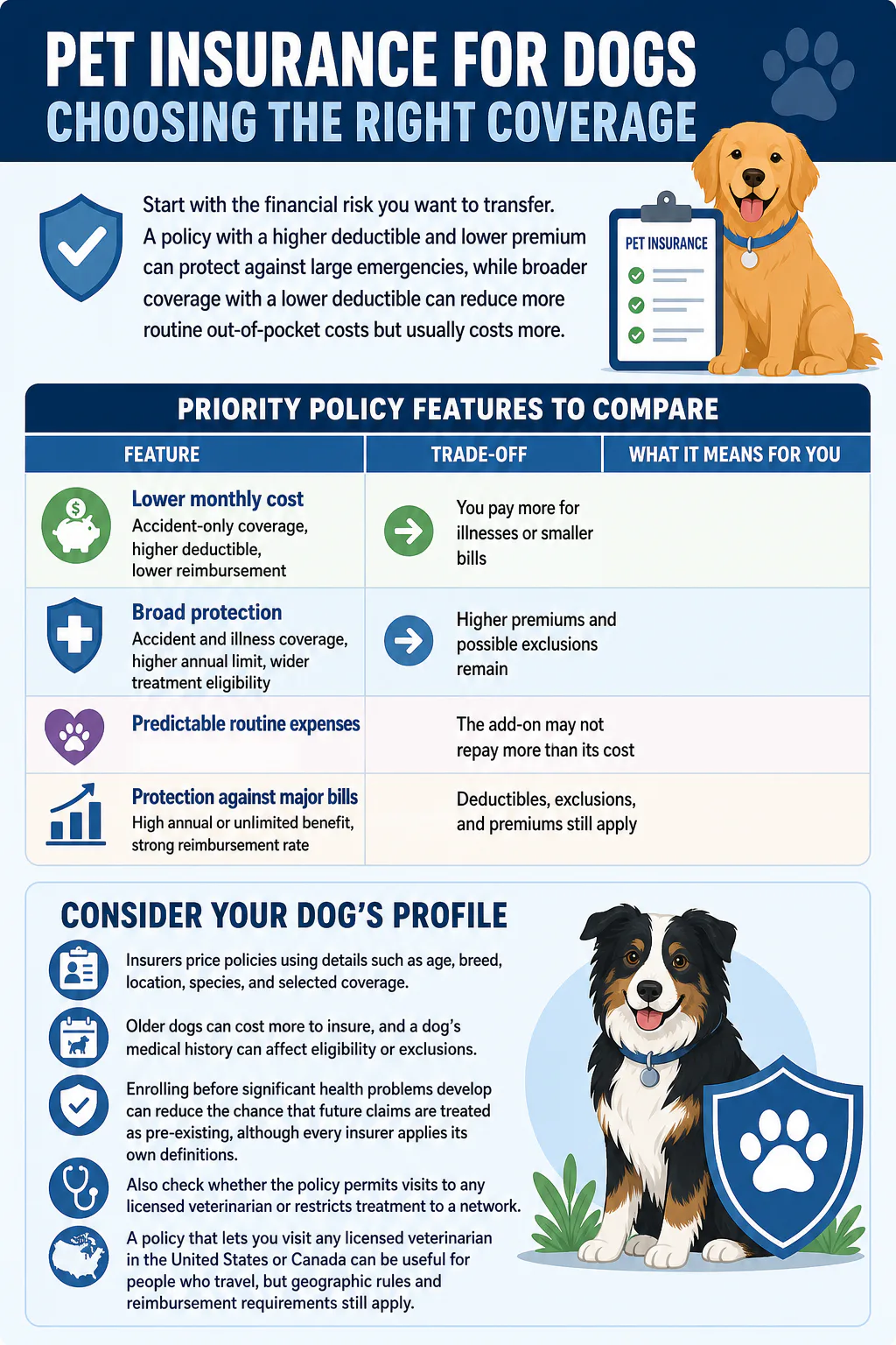 Consider your dog’s profile