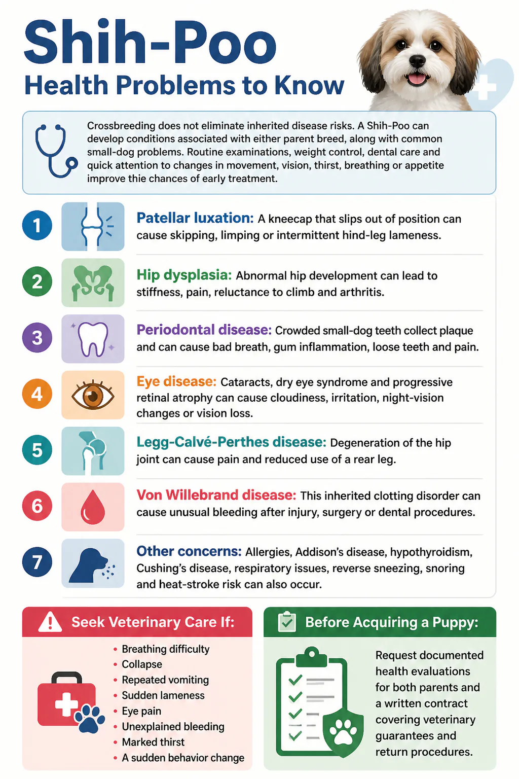 Shih-Poo Health Problems to Know