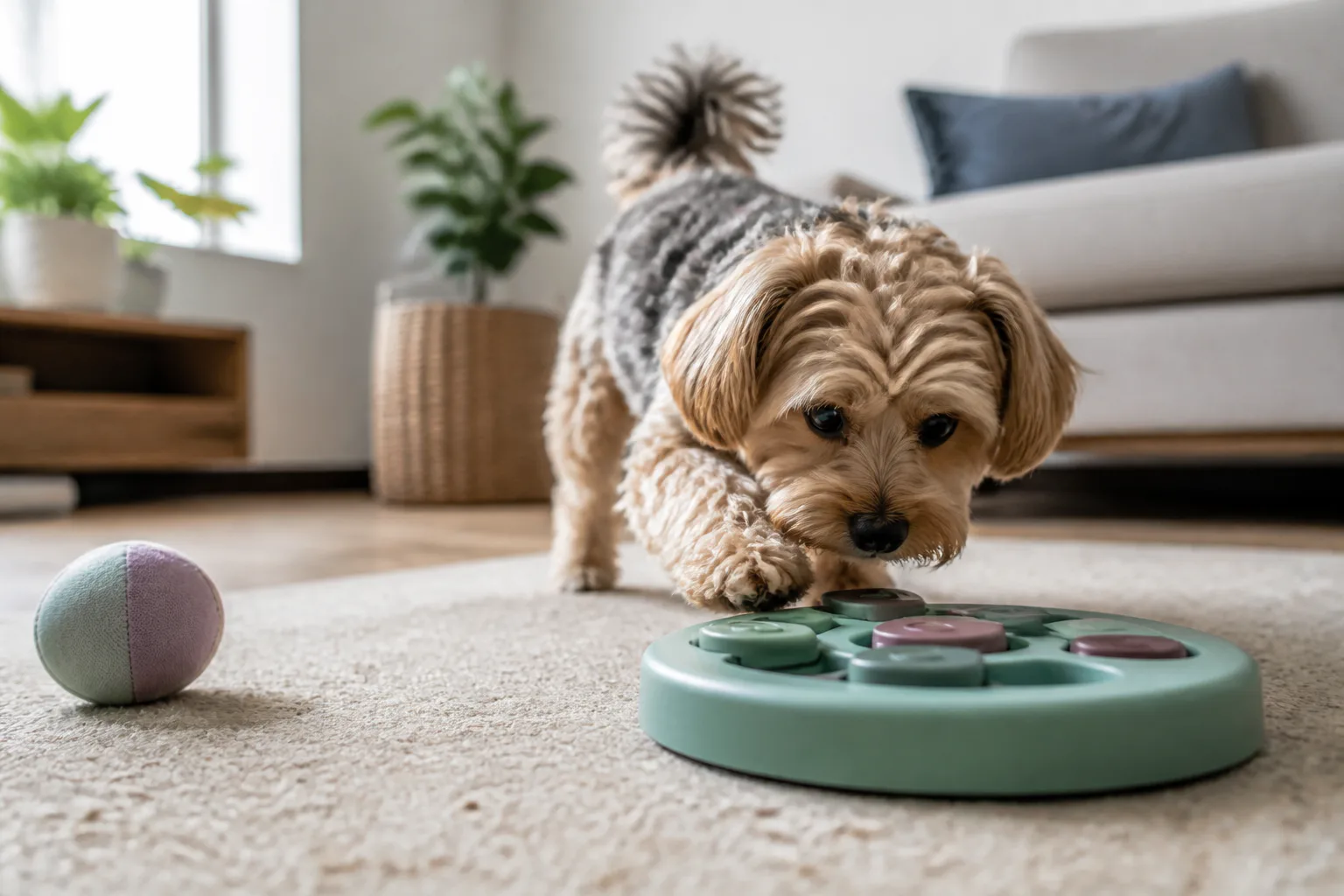 Yorkipoo Exercise and Enrichment