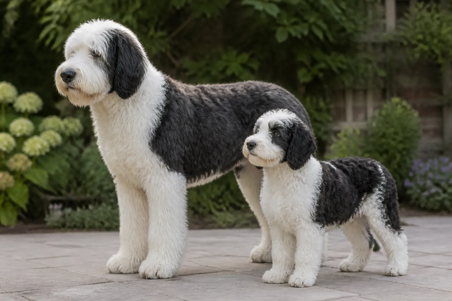 Sheepadoodle Size and Appearance