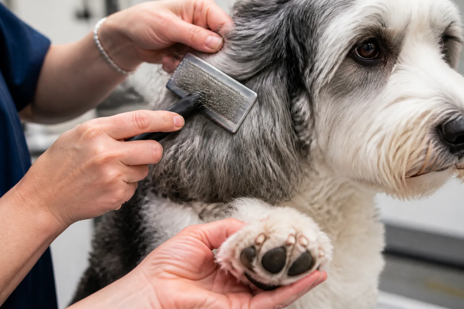 Sheepadoodle Grooming and Shedding