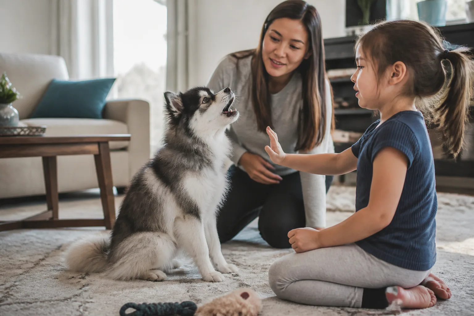 Pomsky Temperament and Family Life